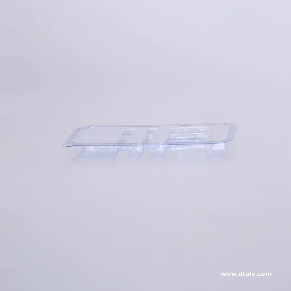 Reliable Sterile Transparent Plastic Blister Medical Packaging Custom Vacuum Forming for Syringe