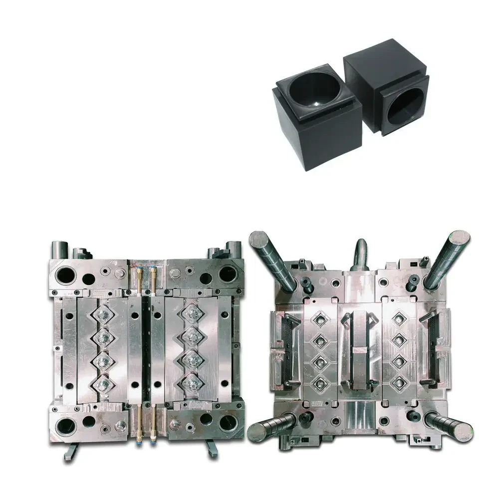 Custom Mold Plastic Injection Molding Mold Maker PP Material H13 Steel YUDO Hot Runner 1*4 Injection Mold for Cover/Lid Parts