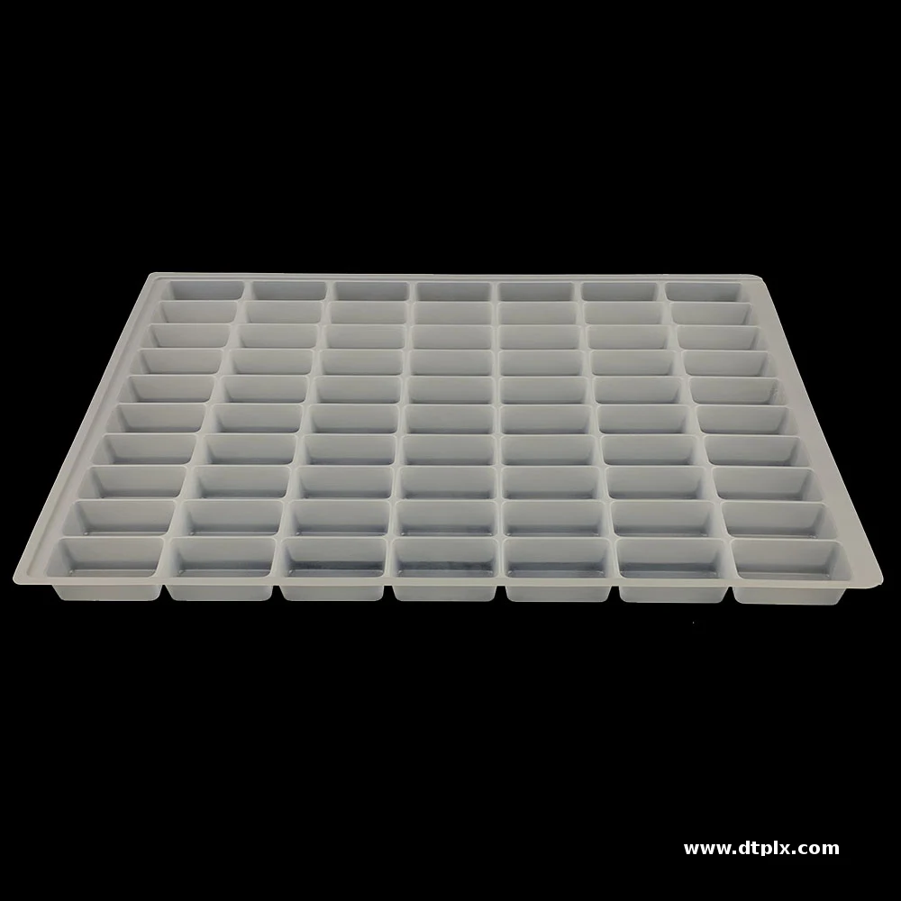 Customizable White PP Plastic Trays 585x425x32mm 70 Compartments Blister Forming Technology SUBANG Brand OEM Custom Logo Factory