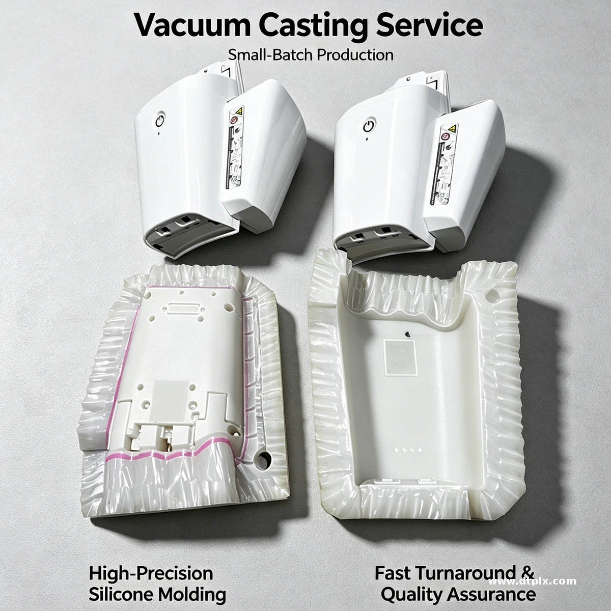 OEM Vacuum Casting & Silicone Mold Casting Service For Custom Plastic Prototype Parts & Small Batch Production