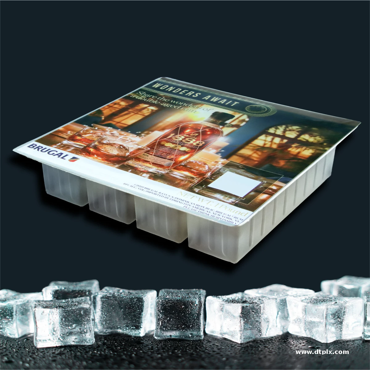 Custom Environmental protection Food Grade PP Plastic Ice Cube Packaging Mold Rectangular Blister Process