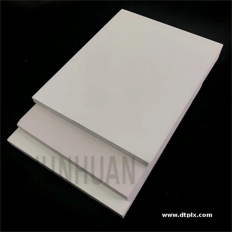 High Density Custom White Rigid PVC Foam Sheet Board Water-proof Cutting for Furniture Printing Construction Applications