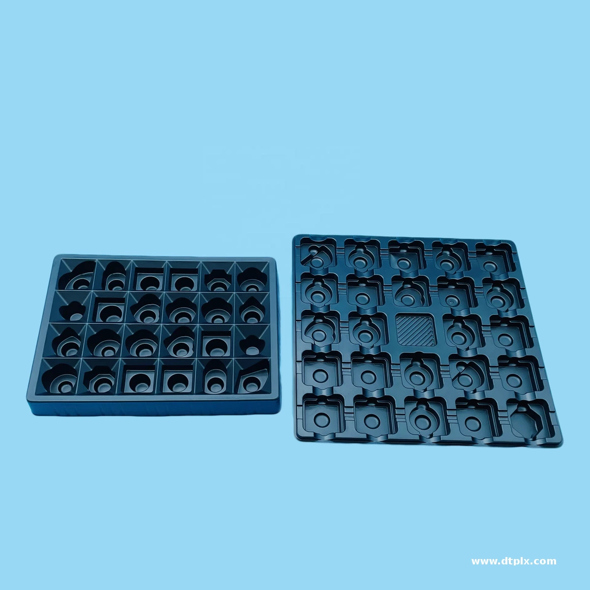 Fast Supply Custom Food Grade Chocolate Blister Tray for Sugar Candy PS/PP/PET Plastic Vacuum Forming with Custom Logo