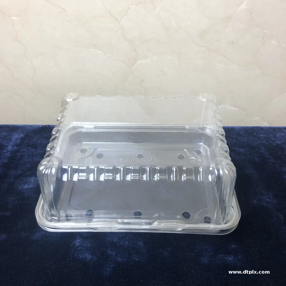 Custom Disposable Blister Square Plastic Box Food Grade Beverage Clear Storage Packaging Bulk Plastic Boxes