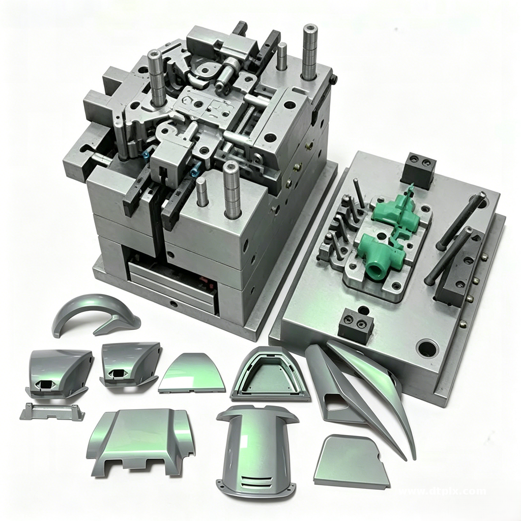 Custom Rapid Prototype Plastic Parts Custom Injection Molding and 3D Printing Service for Precision Plastic Fabrication