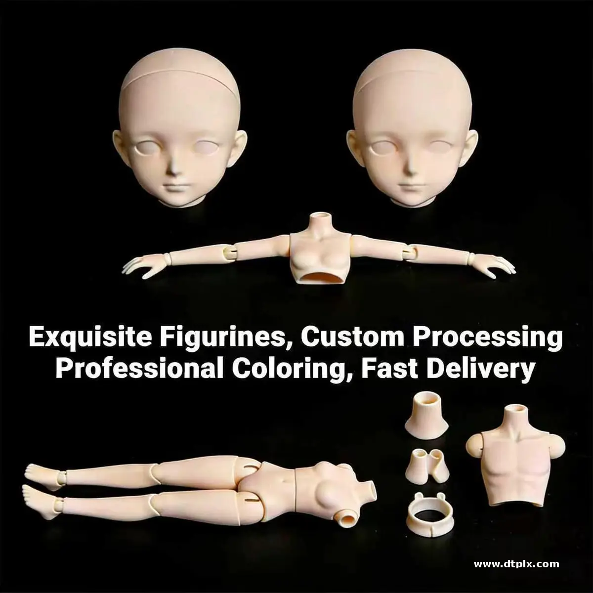 3d Design Custom Forming Parts PMMA PP PC ABS Nylon Plastic Vacuum Resin Casting Machinery Service