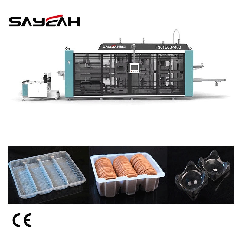 Plastic Tray Multi-station Thermoforming Machine Plastic Biscuit Tray Making Custom Vacuum Forming Machines