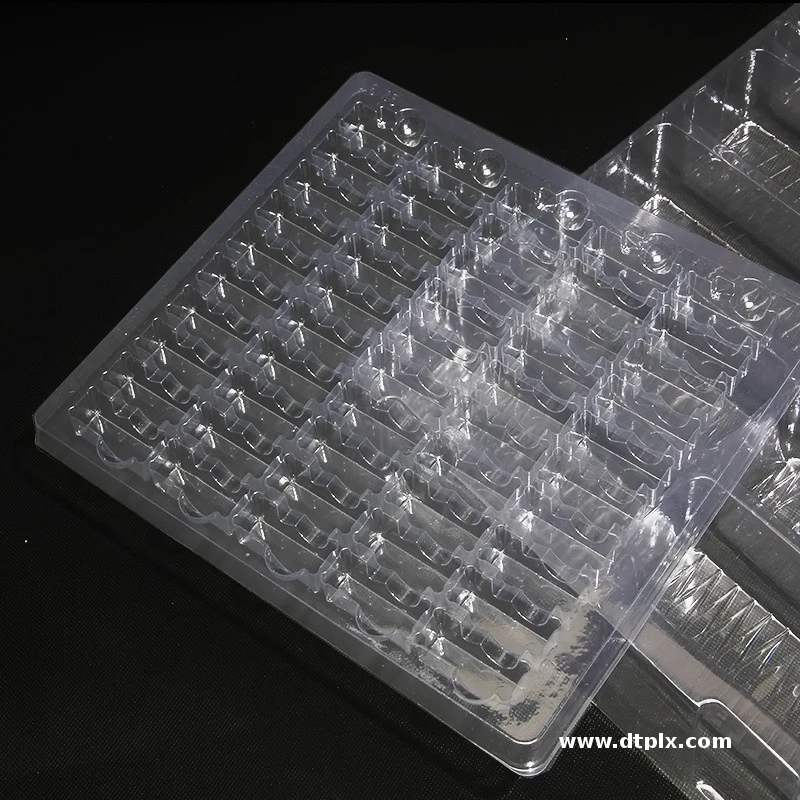 Customized Large Quantity Blister Boxes PET/PP/PVC Plastic Tray Packaging for Small Medium-Sized Food Products