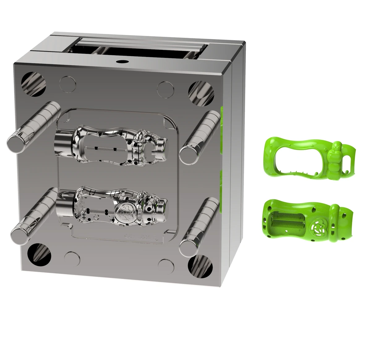 Customized Stainless Steel Plastic Injection Molds of Various Shapes for Household Products-ZM Brand DCH-T-009