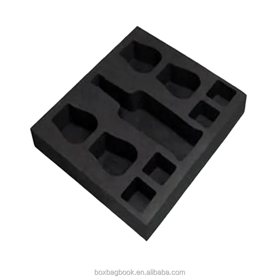 Colorful Cheap Price Die-cutting Molded Customized EVA Foam for Packing EVA EPDM Sponge Inlay Tray Insert for Packaging Box
