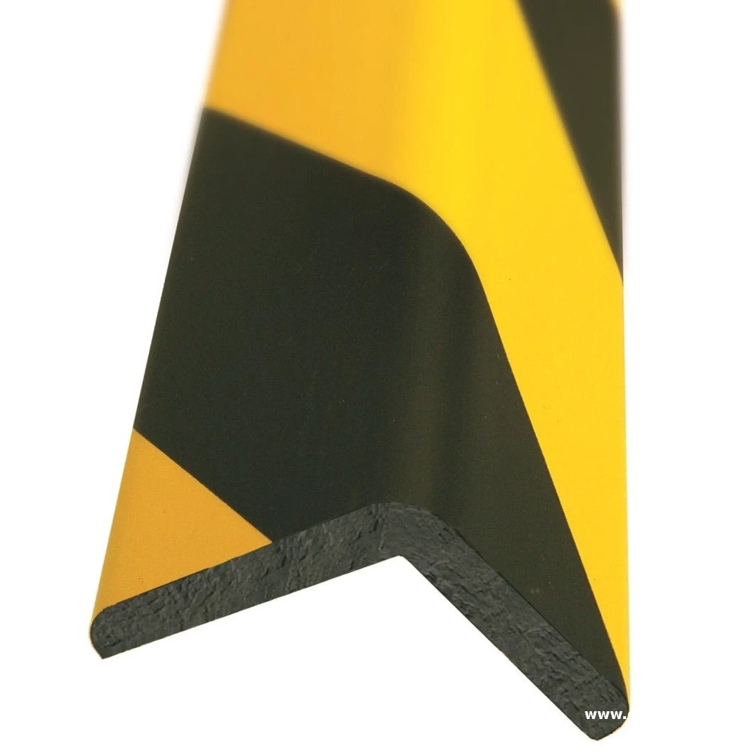 Factory Customized Yellow&black PU Polyurethane Integral Molding Accessory Garag Corner Wall Foam Corner Protector