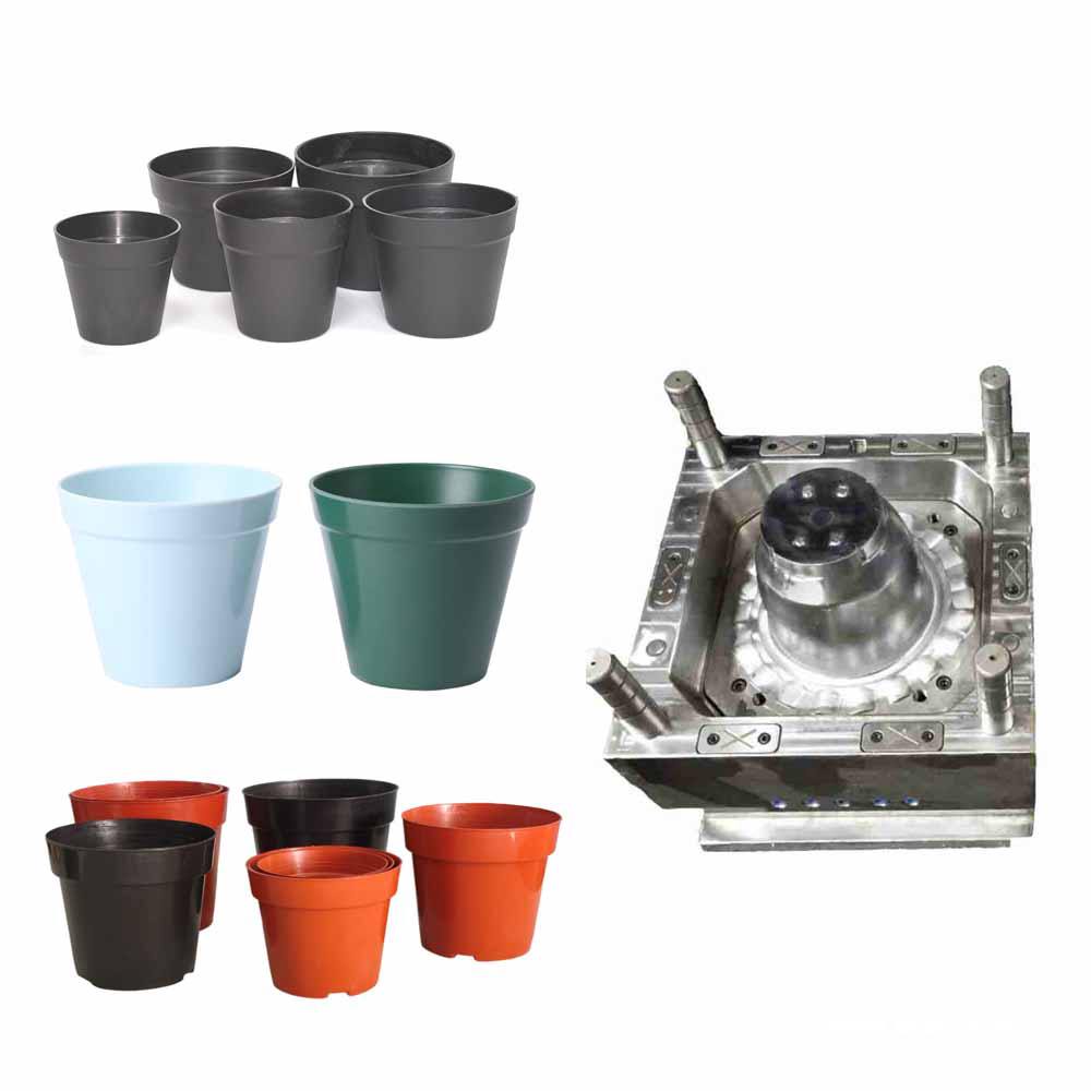 Custom Design Manufacturing PP Flower Pot Mold Plastic Injection Molding For Garden And Greening
