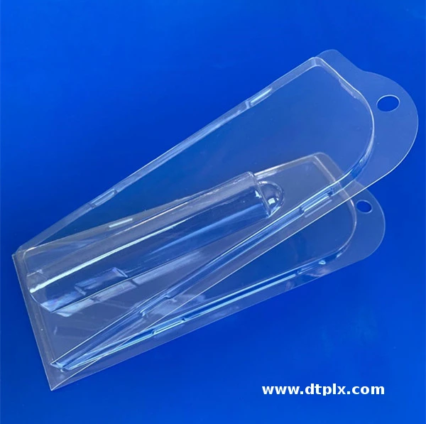 Custom Small Pet Single Clamshell Clear Plastic Vacuum Forming Cosmetic Blister Packaging for Industrial Use