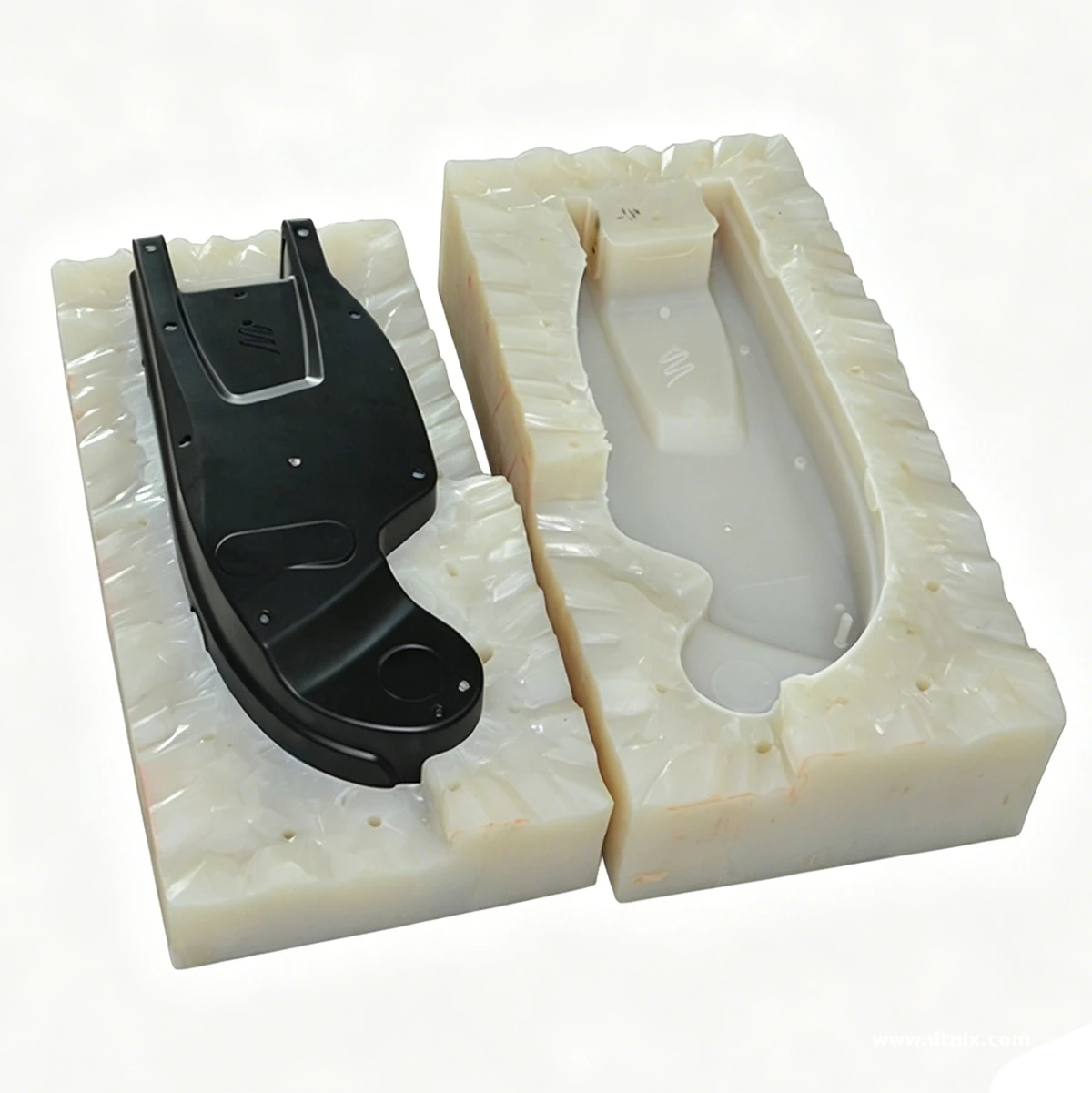 Custom Vacuum Casting Silicone Mold for Plastic Parts, Rapid Prototyping Tooling with Post-Processing, OEM ODM Service