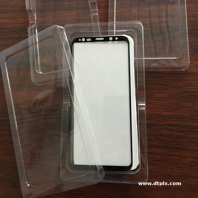 Direct Factory Custom PVC Blister Packaging for Phones Tempered Glass Film Inner Tray Phone Case Blister Box Made Plastic