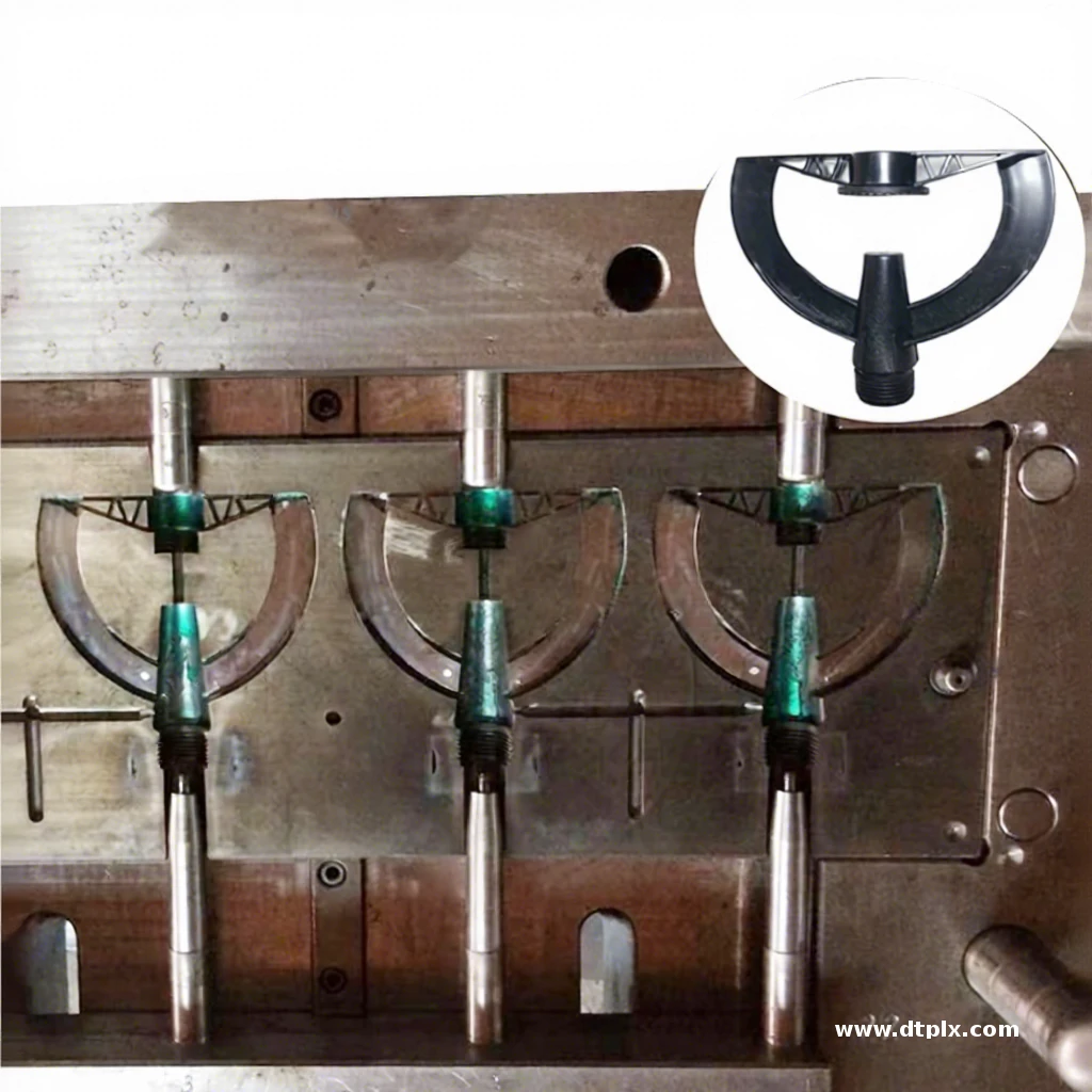 Professional Design Custom Mold Parts OEM Supplier Plastic Injection Mold For Agricultural Dropper Water Flow Deceleration Valve