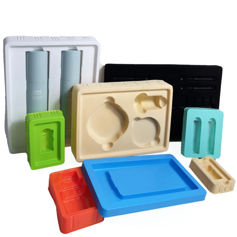 Custom Disposable Blister Tray Plastic Box PS PET Material Black Insert Clear Plastic Cutting Moulding Vacuum Forming Food Grade