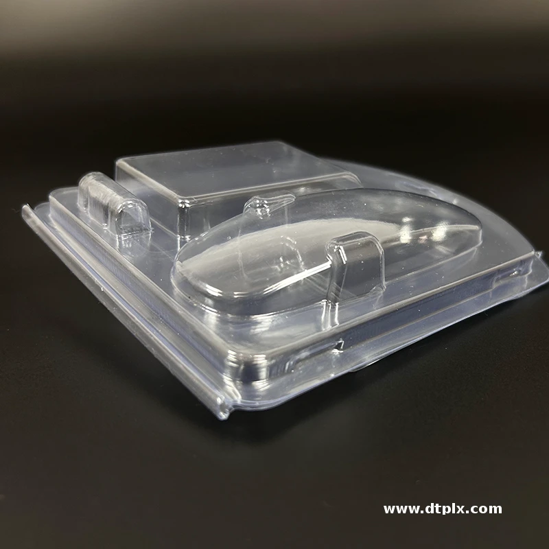 OEM ODM Custom Shape Cake Cookie Foldable Food Grade PET Plastic Packaging Box Bakery Use Custom Clamshell Blister Packaging