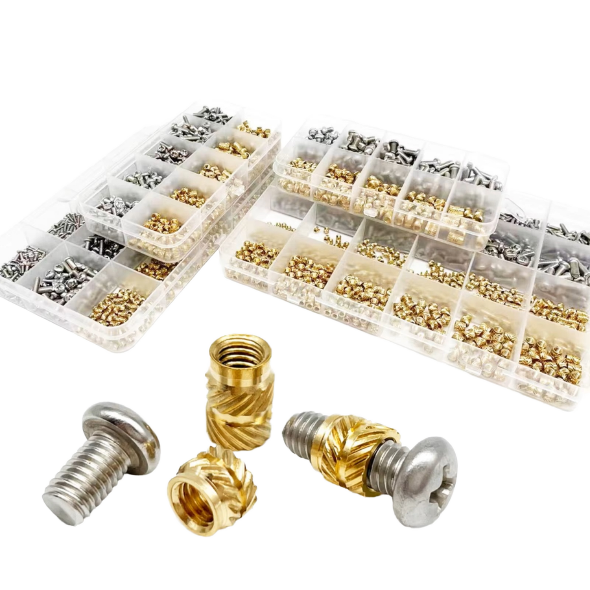 Hot Melt Insert Large Stock Fast Dispatch M5 M6 M8 Tooling Router Device Project Plastic Injection Molding Fastener