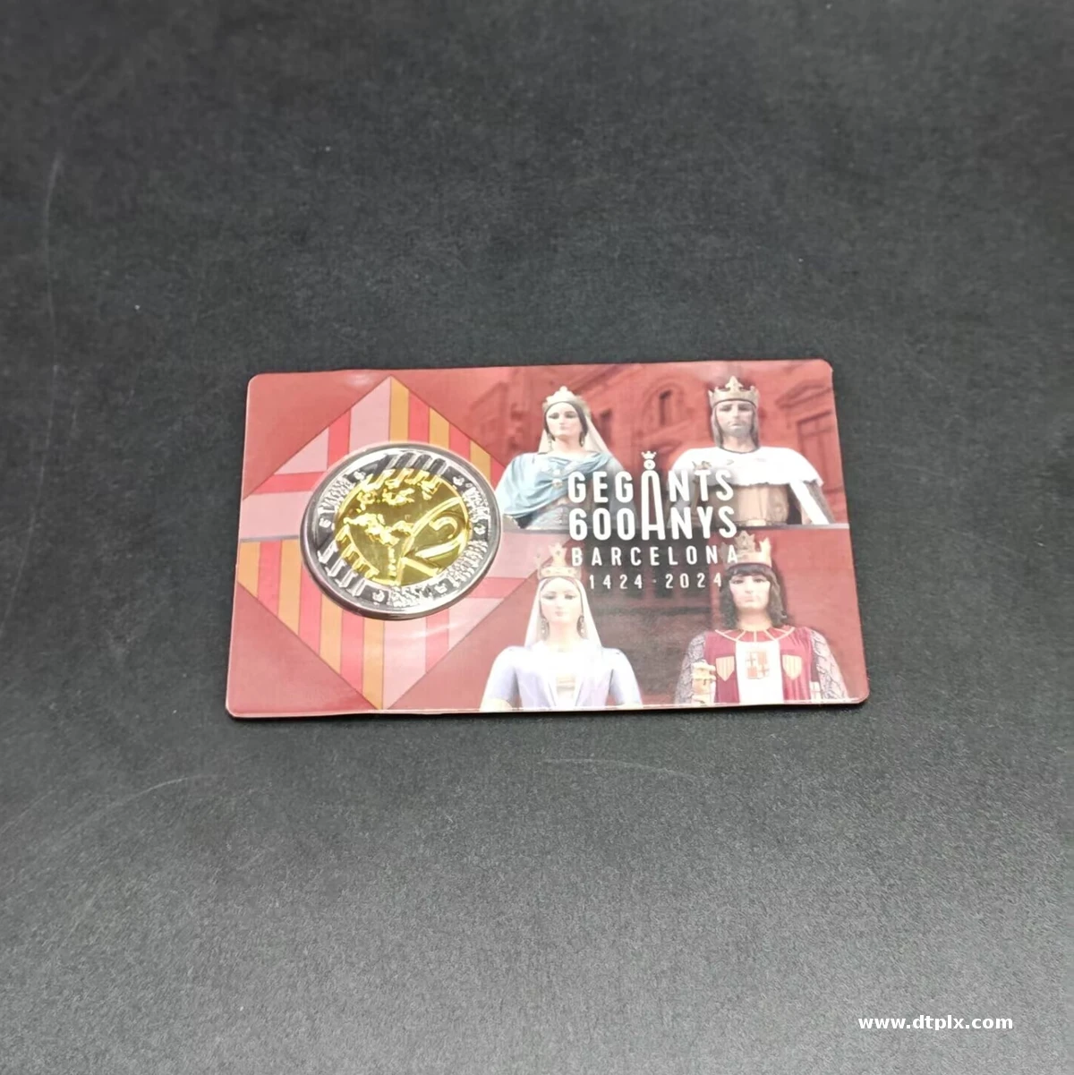Custom Hot Sealing Blister Packaging for Coins Blister Card Packaging with Plastic PVC Insert for Tokens