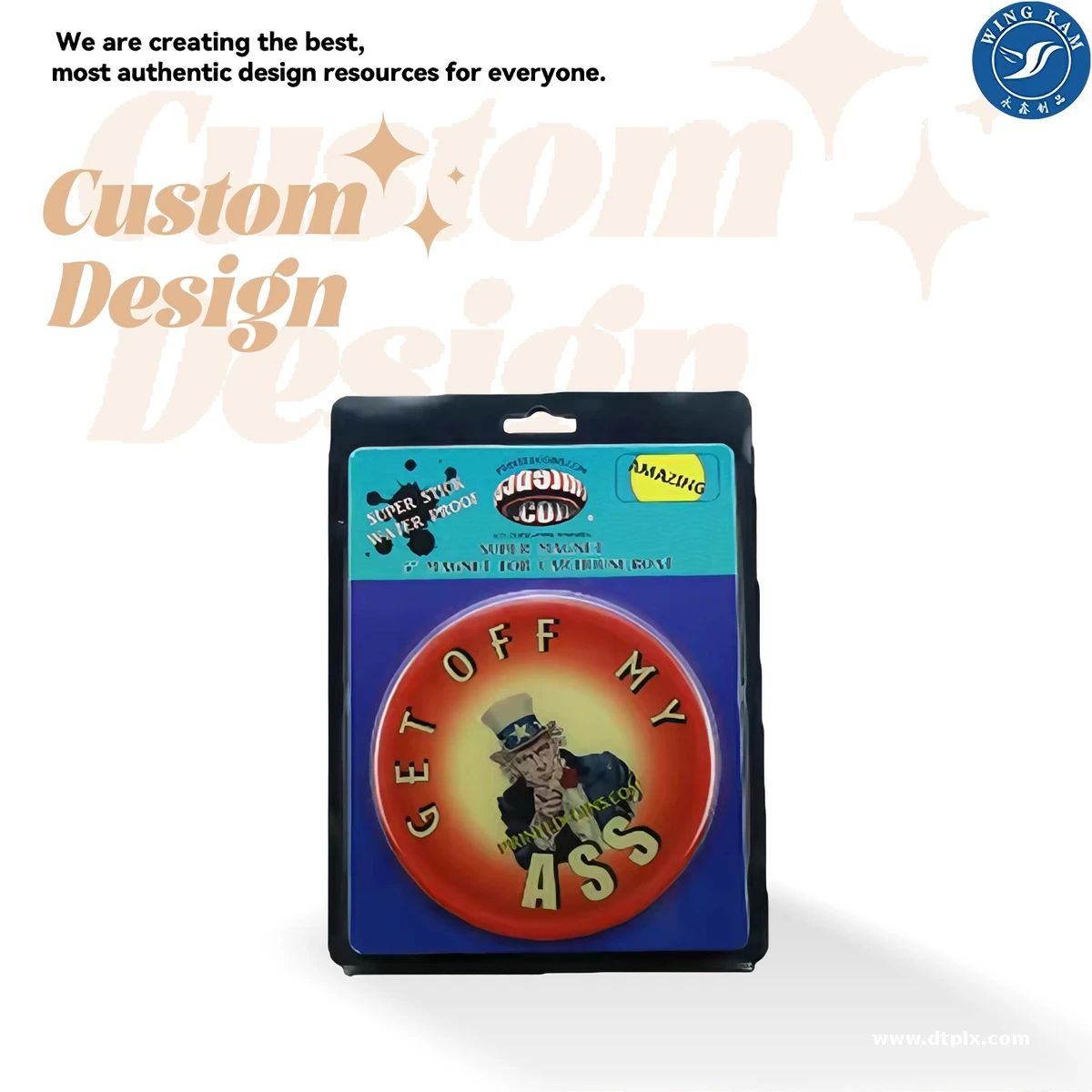Wholesale Customized PVC Plastic Blister Card Gift Packaging Container