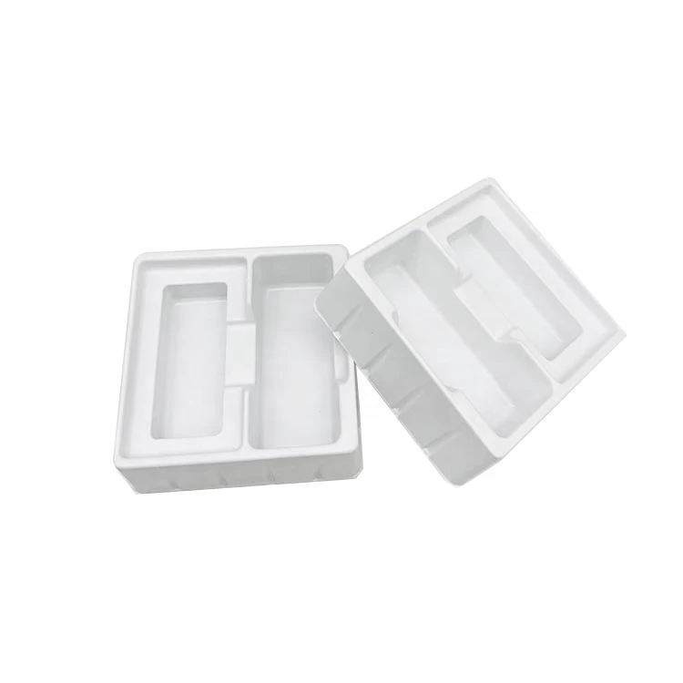 White Cosmetic Inside PS Plastic Thermoformed Plastic Custom Blister Tray