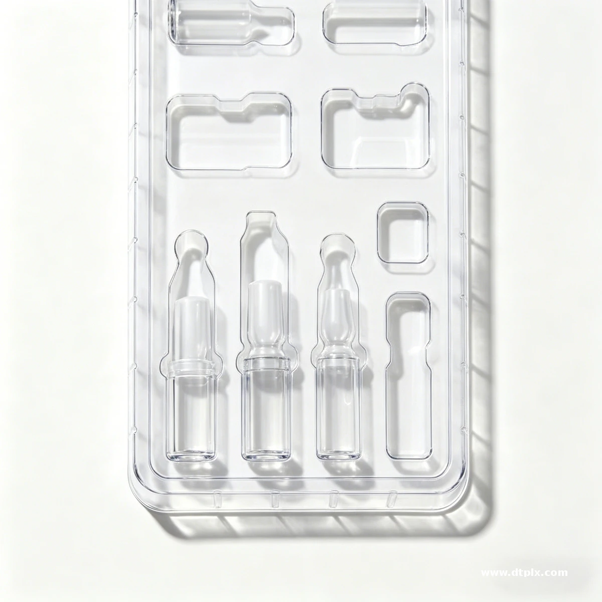 Customized Plastic Vacuum Formed Blister Packaging Tray with PP PE Material for Cosmetics