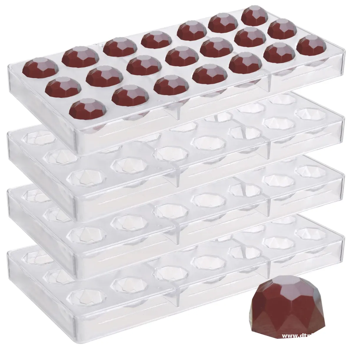 Factory Wholesale Custom Clear Plastic Blister Thermoforming Chocolate Candy Tray Mold Packaging Tray for Food