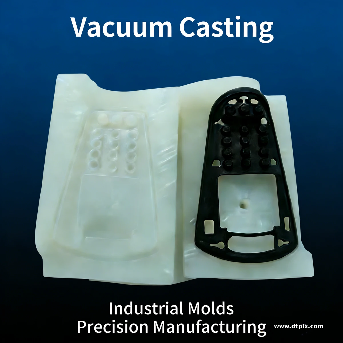 High Quality Vacuum Casting Plastic Spare Parts Robot Vehicle Medical Equipment Enclosure Fast Prototype Custom Service