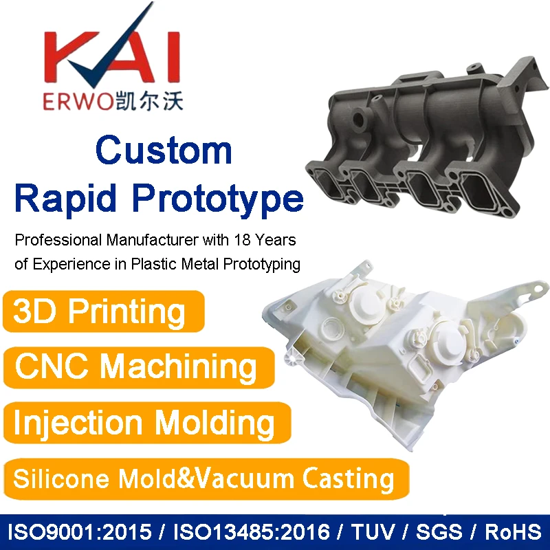 Custom Product Development Fabrication Vacuum Casting Making Rapid Prototype Manufacturing Plastic CNC Machining Service