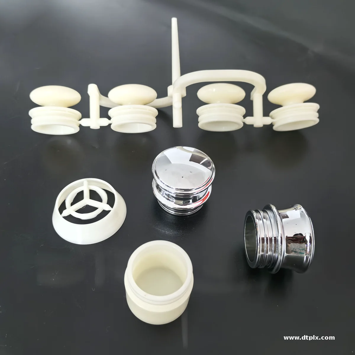 Factory OEM Custom Plastic Molding Service Abs Injection Molding Plastic Electroplating Chrome Plating Plastic Parts