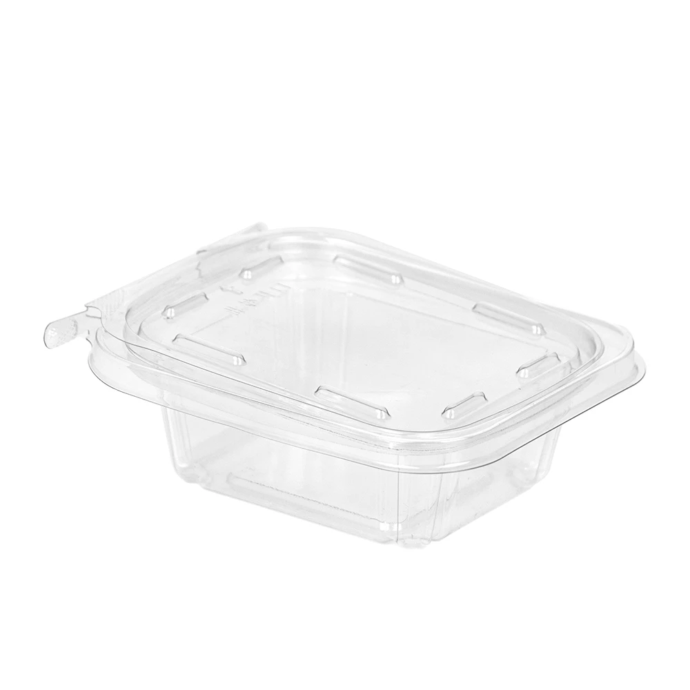 Custom Food Grade Tamper Evident PET Plastic Clamshell Blister Container Cookies Nuts Packaging Box