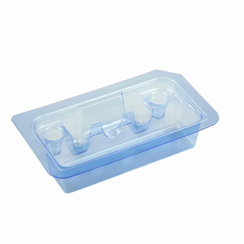 Customized Chocolate Tray PET Plastic Blister Packaging Disposable Food Industrial Use