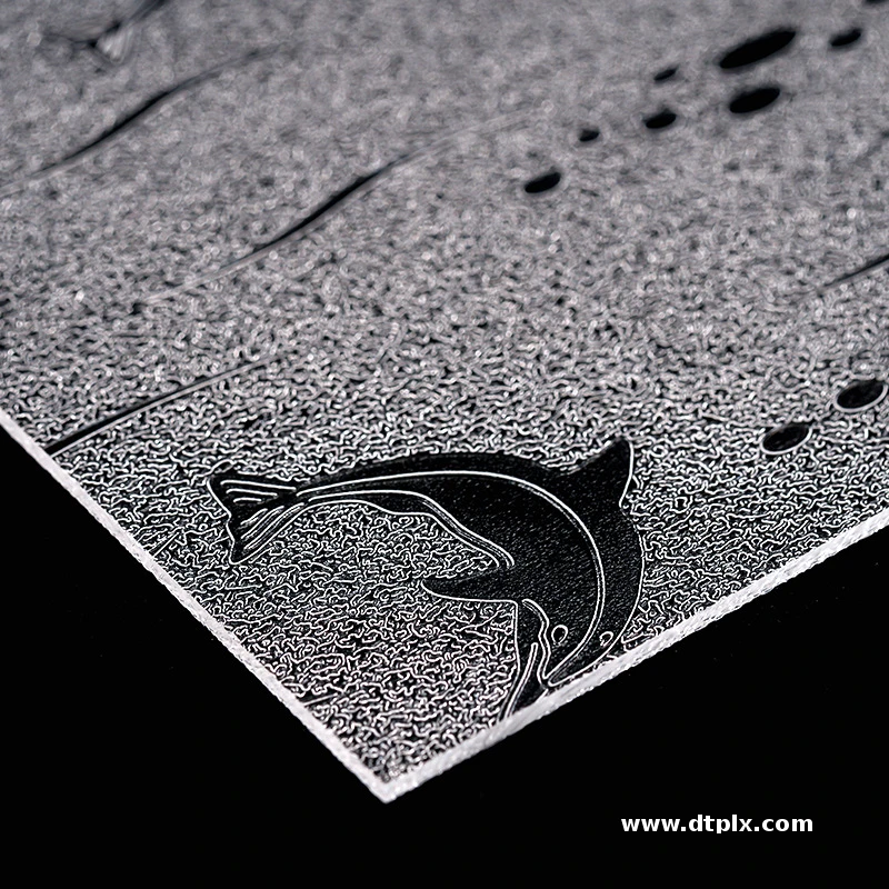 Custom Size Clear Textured Embossed GPPS Pattern Polystyrene Plastic Sheet for Shower Door Sheet