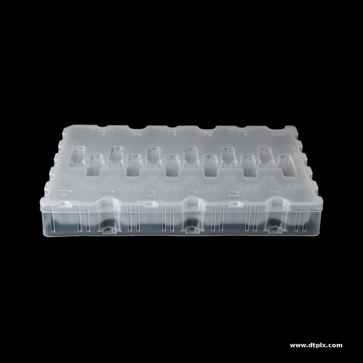 Transparent Custom PET Blister Tray Containers Pulp Moulded for Consumer Electronics Industrial Parts Packaging