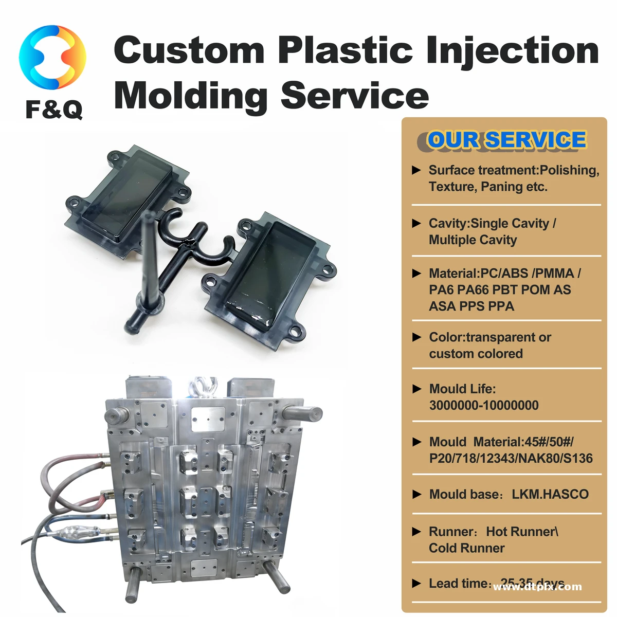 Professional Custom Small Plastic Parts Manufacturer Plastic Injection Products Abs Pvc Pp Polypropylene Molding Plastic Parts
