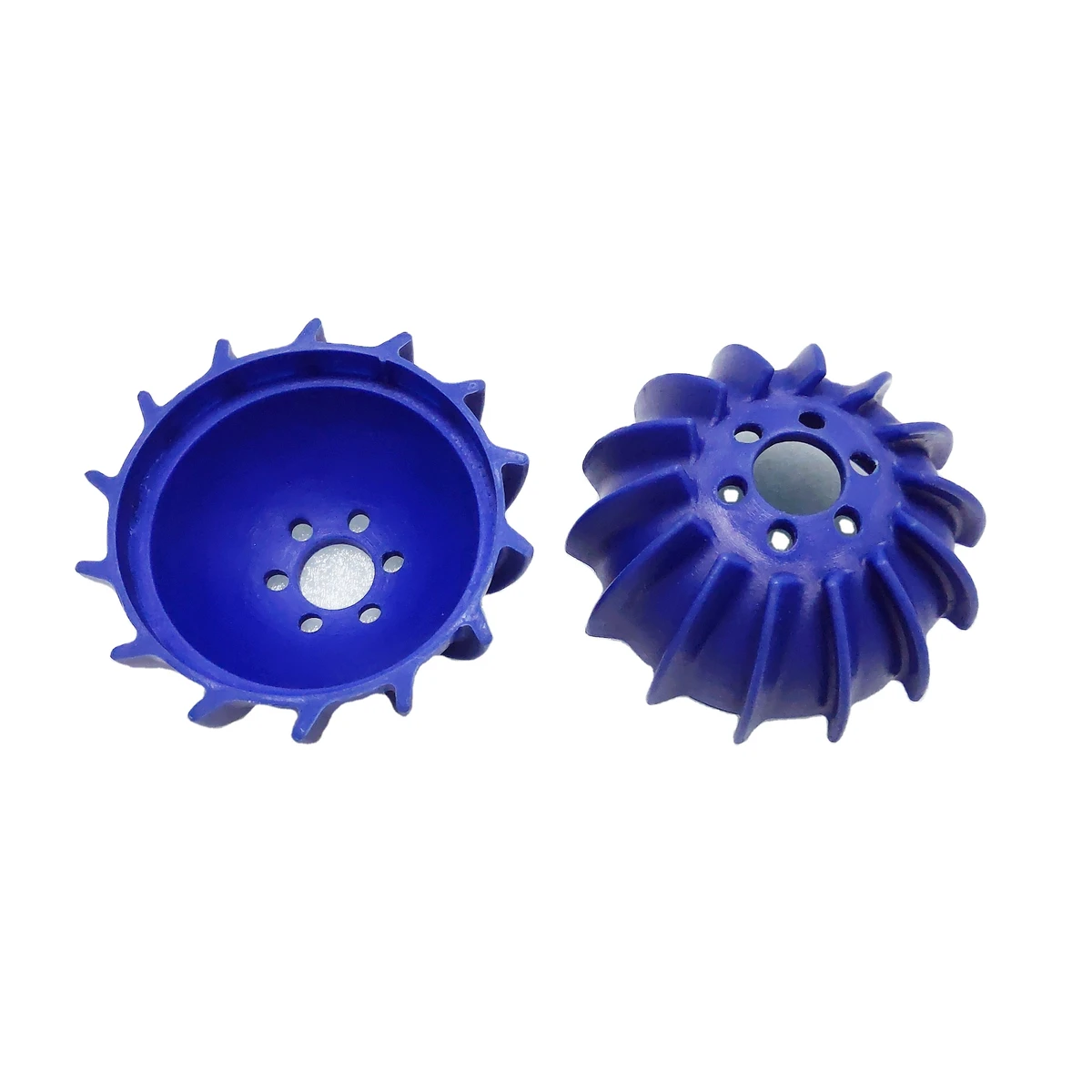 Custom OEM Dongguan CNC Machining Service Vacuum Casting Process Blue Oxidation Plastic Material Rapid Prototype