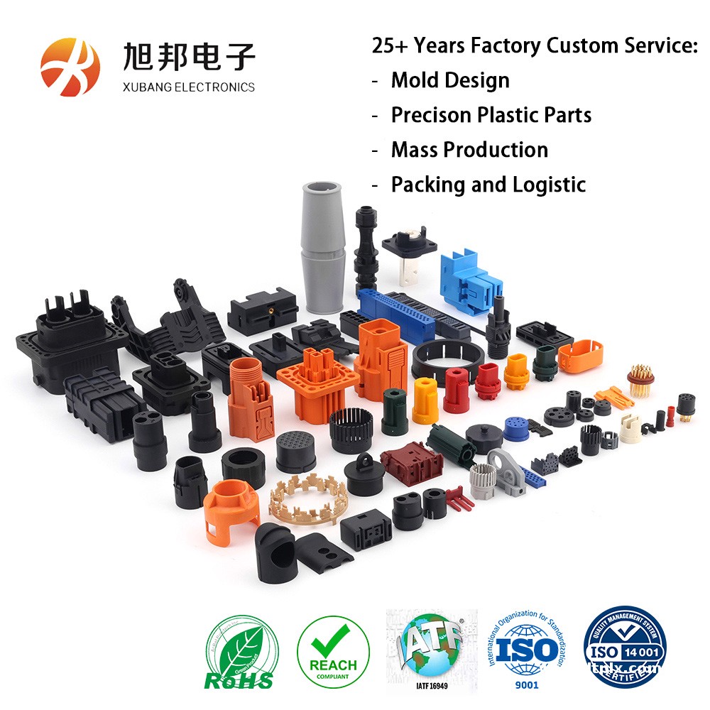 Xubang OEM Factory Custom ABS/PP/PC/PA/PEEK/LCP/POM Plastic Mold Parts Injection Molding Service IATF16949/ISO Certified Free