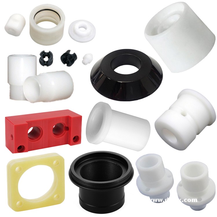 OEM Precision Customized CNC Lathe Machining Part Services Custom CNC Turning Milling Nylon POM ABS Plastic Delrin Tube Parts