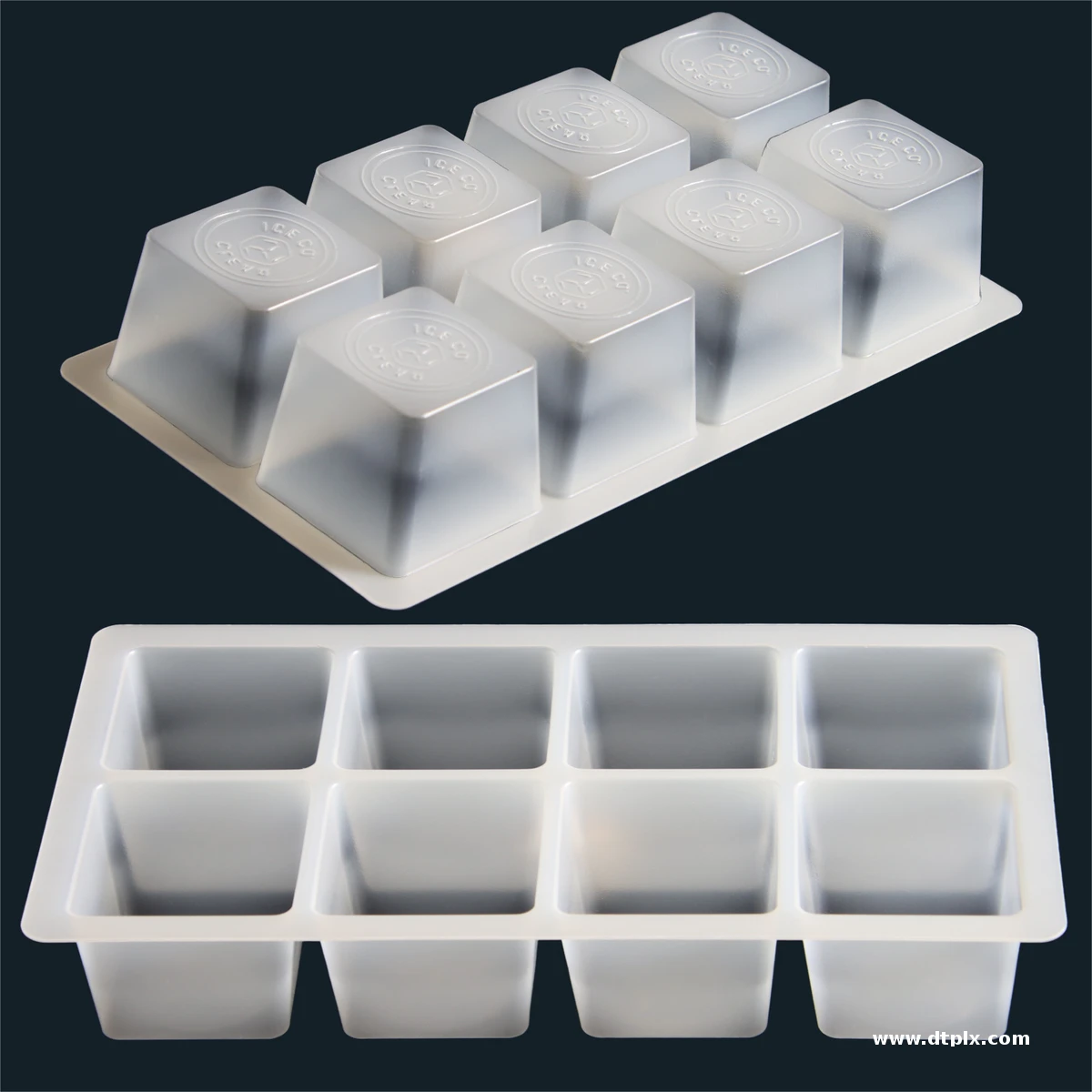 Customized Disposable Blister Plastic pp 12 Cells Ice Tray Mold