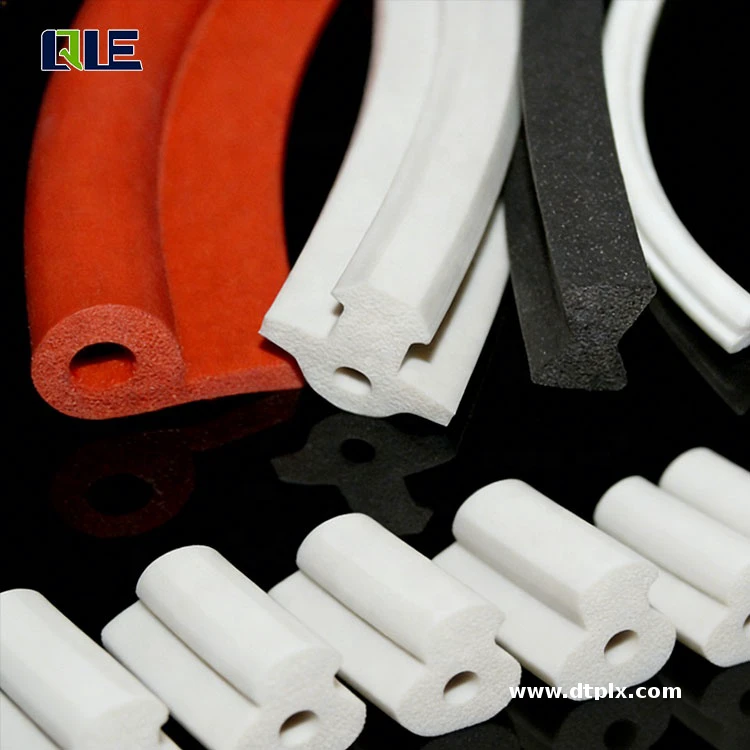 Custom Shape Silicone Foam Extrusion Strip Waterproof & Shockproof Silicone Foam Strip for Oven & Equipment