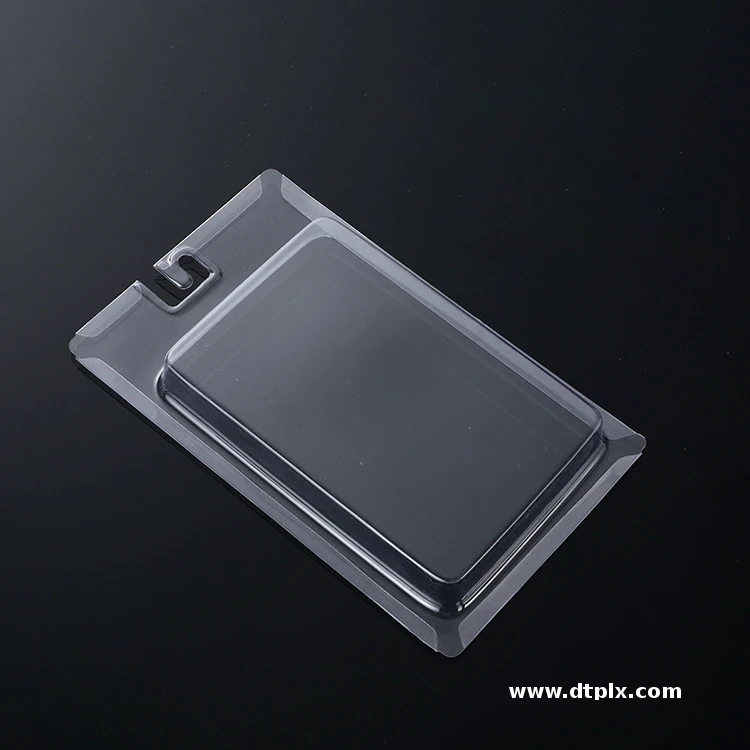 Manufacturers Supply PVC Card Blister Box Custom Transparent Material PET Blister Packaging Box