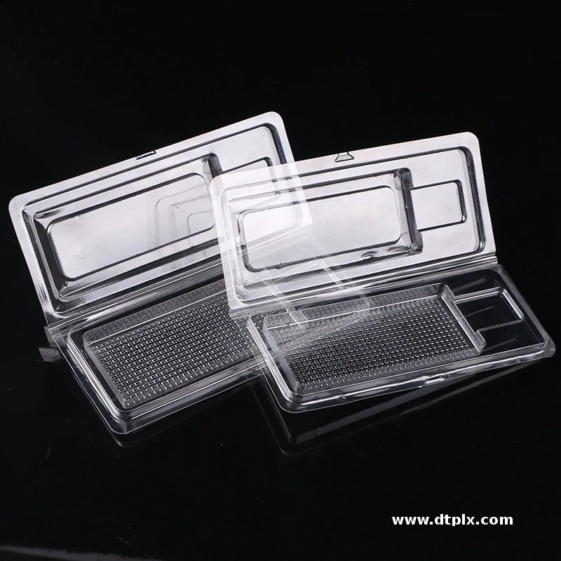 Custom Made Plastic Blister Packaging Box 80mm Universal Medical Beauty Use Blow Molding No Lid