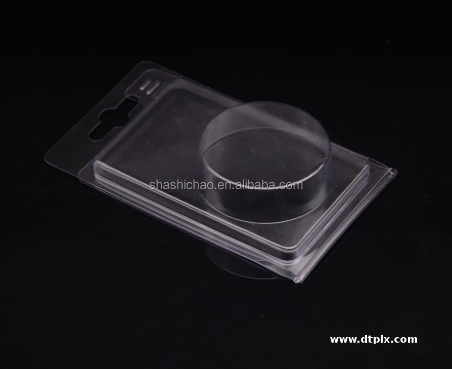 Customised clear Clamshell Plastic Blister Packaging with Cardboard High Quality