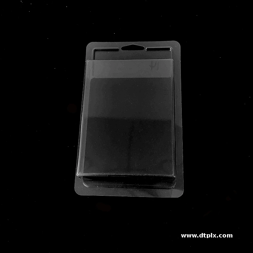Custom Made Disposable Blister Pack Plastic Display Packaging Box with Embossing Printing Handling
