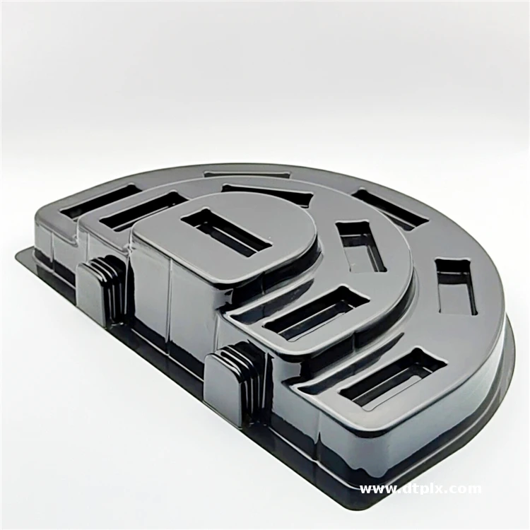 Black Blister Insert Tray with Multi-Position Cavities for Hardware Accessories, Custom OEM