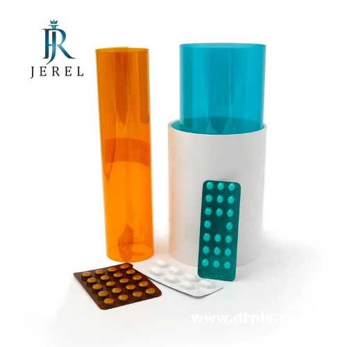 JEREL Pharmaceutical PVC/PVDC Blister Pack Rigid Film for Pills Packaging
