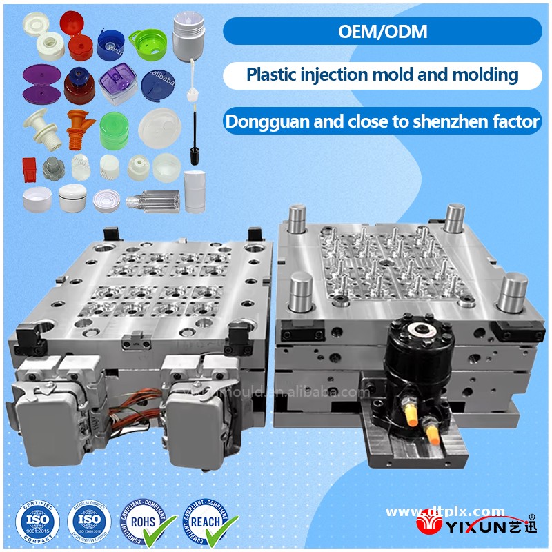 Manufacturer Plastic Mold Factory ISO 9001 Compliant Liquor Bottle Cap Mold Tooth Injection Tooling High Quality Moulding