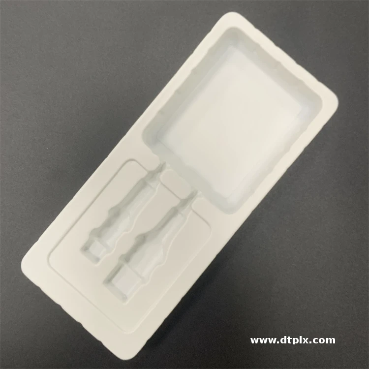 Custom Clear/Custom Color Clamshell Blister Packaging Tray for Mobile Phone & Smart Watch PS/PET/PP Material Vacuum Forming
