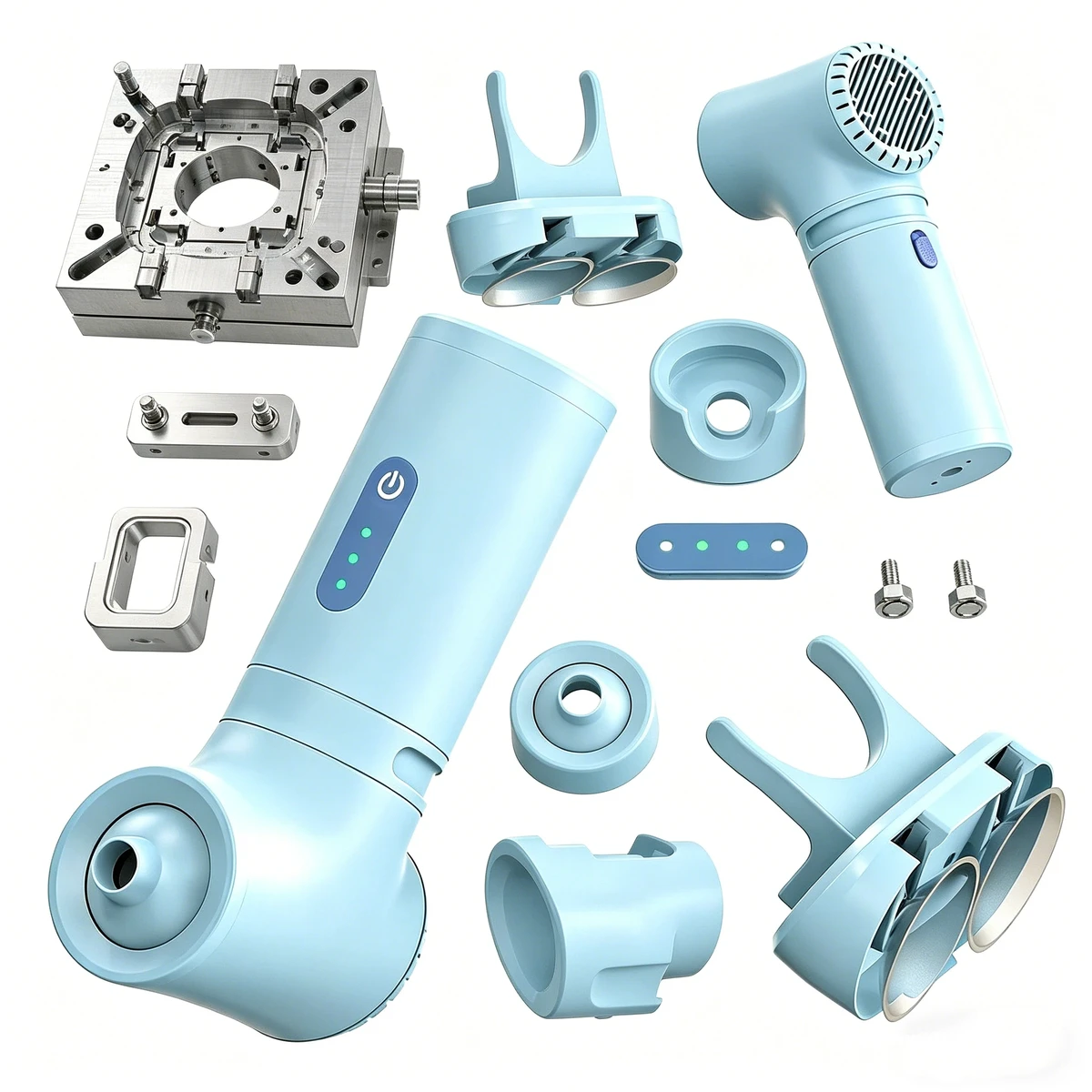 High Precision Injection Molding Bathtub Foam Machine Shell-Custom Design Durable Plastic Case WS OEM